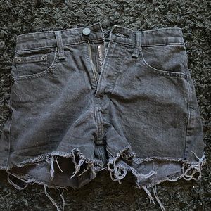 The Lucky Brand Black Denim Shorts
